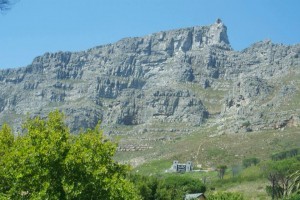 Finish climbing Table Top Mountain in Cape Town