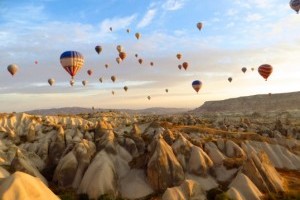 Soar across Cappadocia, Turkey