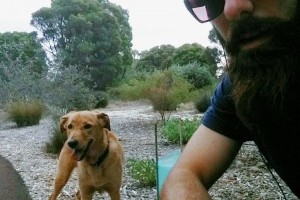 go on a trip around australia with my dog!