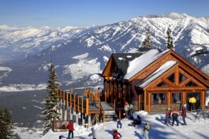 Snowboard in the Canadian Rockies.