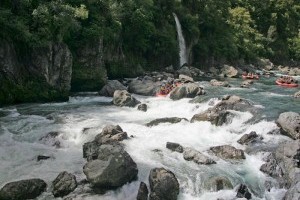 White water Kayak in New Zealand