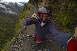 Ride down death road in Bolivia