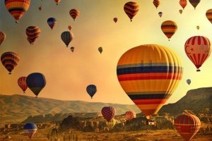 hot air balloon Cappadocia, Turkey