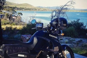 Buy an adventure/trail bike and ride around Australia!