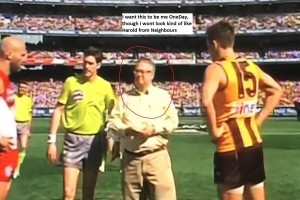 OneDay I will toss the coin at the AFL Grand Final