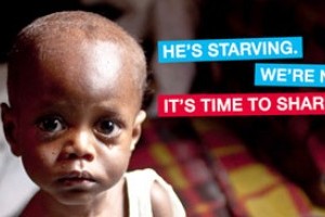 Feed starving kids in Africa