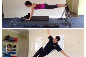 work with my hubby in our own physio and Pilates clinic