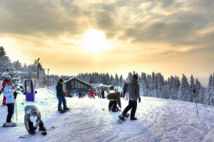 Have a white christmas with my family