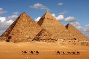 Visit the pyramids of Egypt