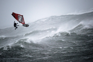 Windsurf in a hurricane