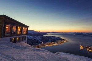 snowboard above the Arctic Circle