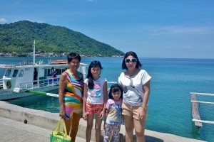 be able to live with my wife and children in the Philippines