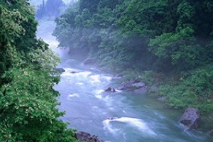 White water raft the rapids Molenaars River South Africa