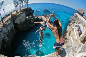 learn to swim well enough to go cliff jumping