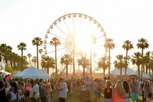 Party at Coachella Music Festival