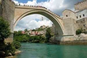 Jump off ‘Stari Most’ Bridge