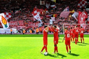 watch the mighty reds play at Anfield