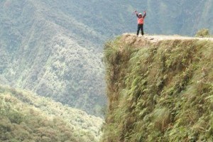 Death Road in Bolivia.