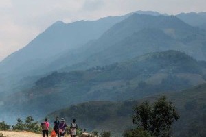 On the road near Sapa, Vietnam