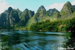 the Lijiang river, a popular site in South China