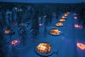 The spectacular glass igloos